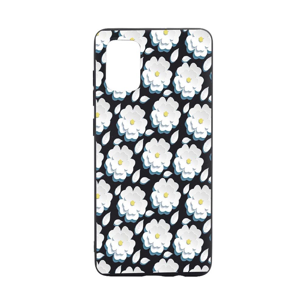 Husa Daisy - White Flower, pentru Samsung Galaxy A52 5G, rezistenta la uzura, anti-alunecare, din silicon Premium, din silicon Premium, B683