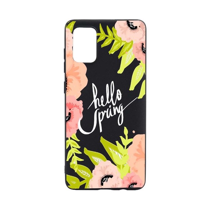 Hello Spring Ултра устойчив на износване противоплъзгащ силиконов калъф за Samsung Galaxy S21 B685