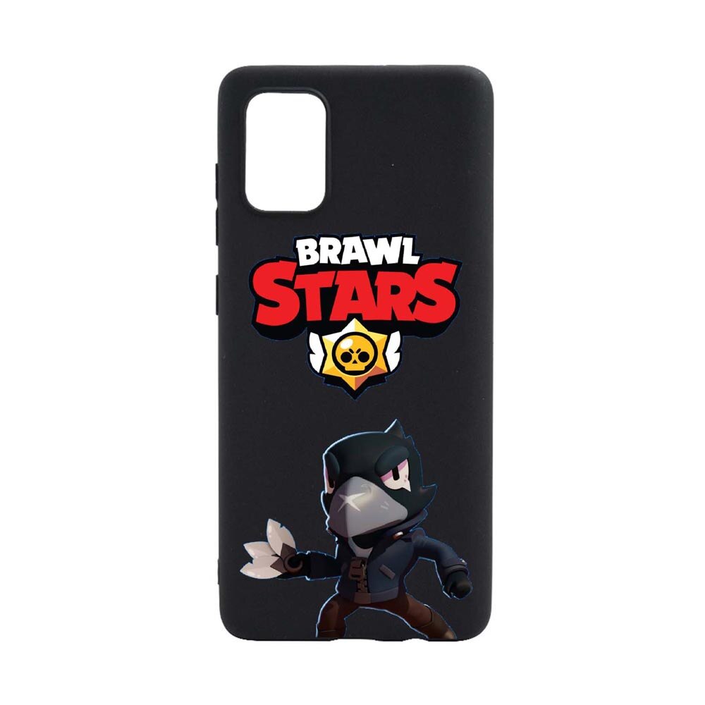 Husa Silicon Brawl Stars Crow, compatibila cu Oppo A74 5G, rezistenta la uzura, anti-alunecare, B644