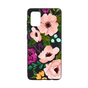 Husa Silicon Flowers, compatibila cu Samsung Galaxy M02s, rezistenta la uzura, anti-alunecare, B629 Husa Silicon Flowers, compatibila cu Samsung Galaxy M02s, rezistenta la uzura, anti-alunecare, B629