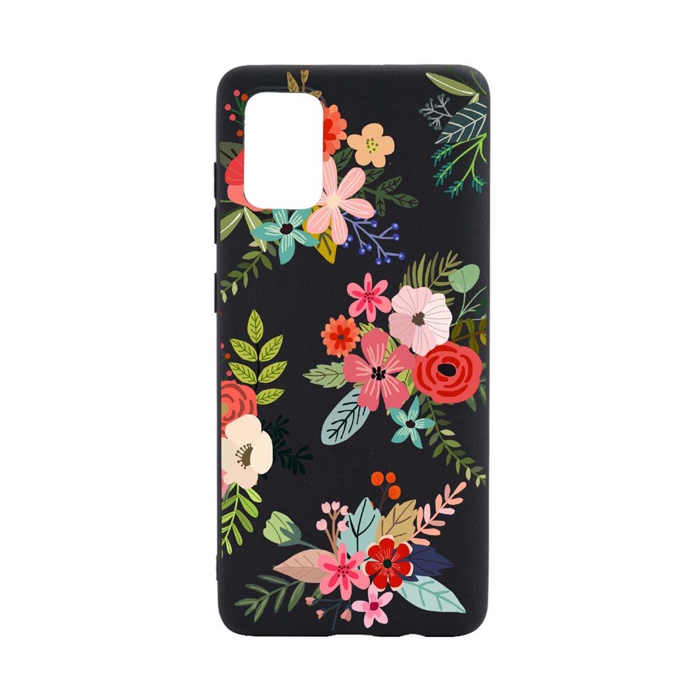 Husa Silicon Flowers, compatibila cu Xiaomi Redmi Note 10 / Redmi Note 10S, rezistenta la uzura, anti-alunecare, B630