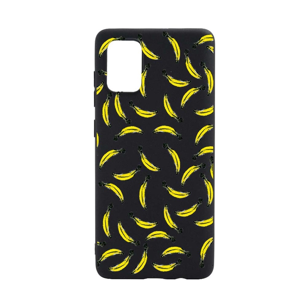 Husa Silicon Bananas, compatibila cu Oppo A74 5G, rezistenta la uzura, anti-alunecare, B664