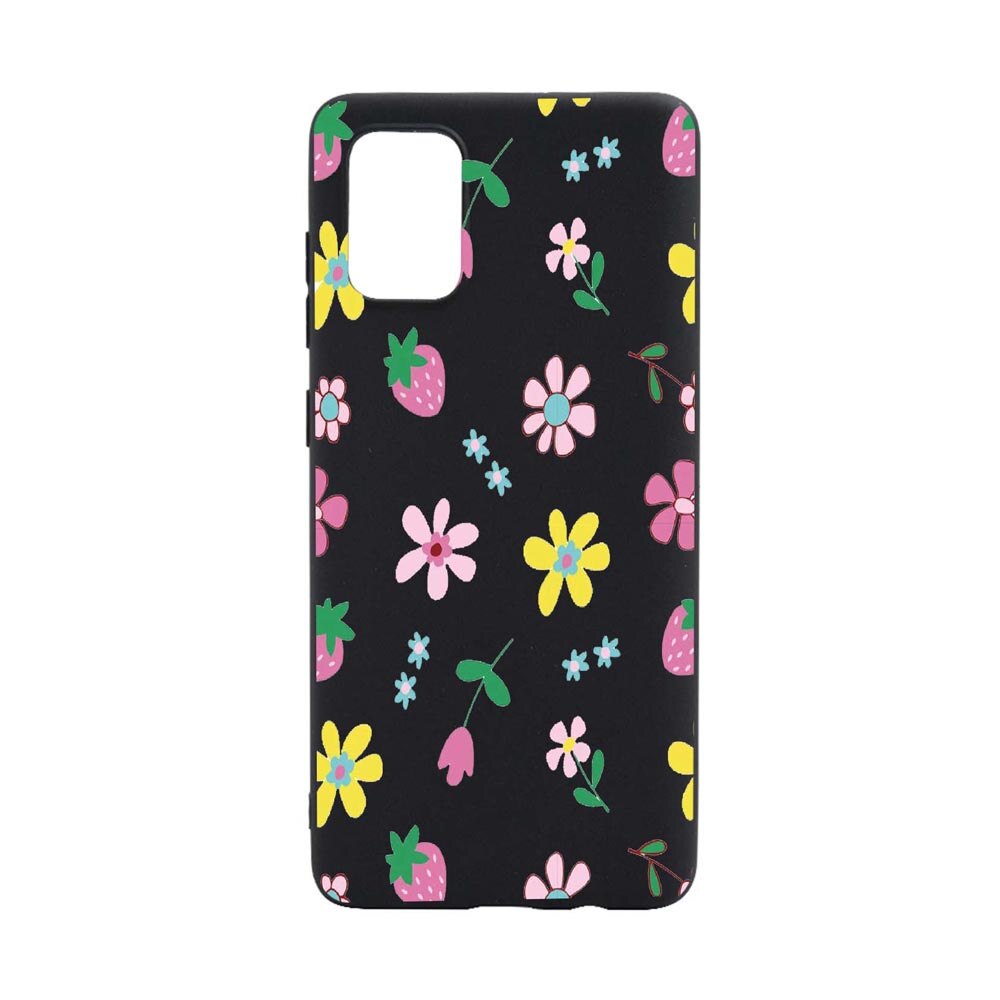 Husa Silicon Flowers, compatibila cu Oppo A93 5G, rezistenta la uzura, anti-alunecare, B687