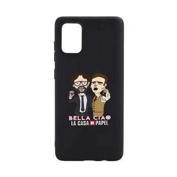 Husa Silicon Compatibila cu Oppo A54 5G, La Casa De Papel, Bella Ciao, rezistenta la uzura, anti-alunecare, B711 Husa Silicon Compatibila cu Oppo A54 5G, La Casa De Papel, Bella Ciao, rezistenta la uzura, anti-alunecare, B711