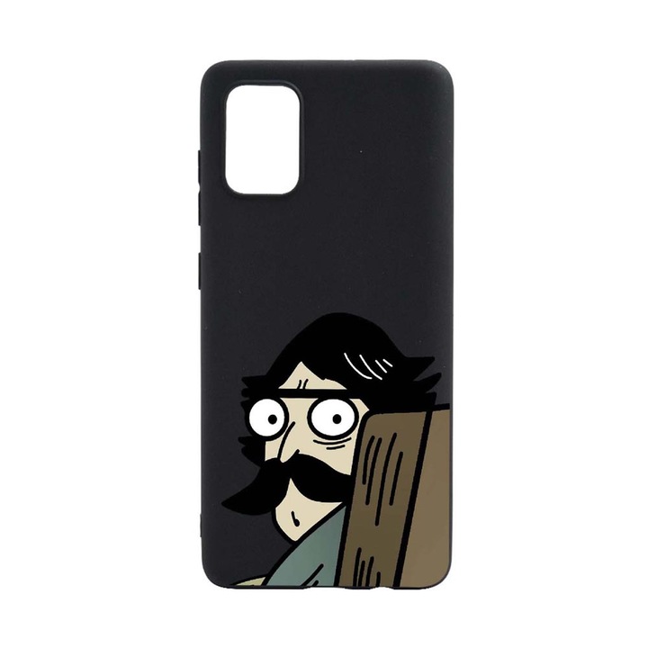 Husa Silicon Meme, compatibila cu Samsung Galaxy A72, rezistenta la uzura, anti-alunecare, B653