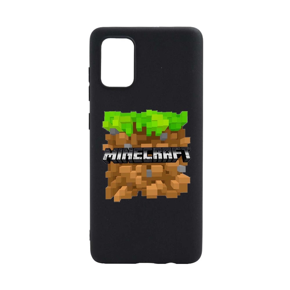 Husa Silicon Compatibila cu Oppo A74 5G, Minecraft, rezistenta la uzura, anti-alunecare, B726