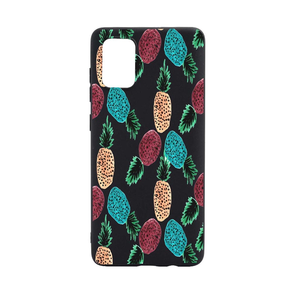 Husa Silicon Ananas, compatibila cu Oppo A54 5G, rezistenta la uzura, anti-alunecare, B669