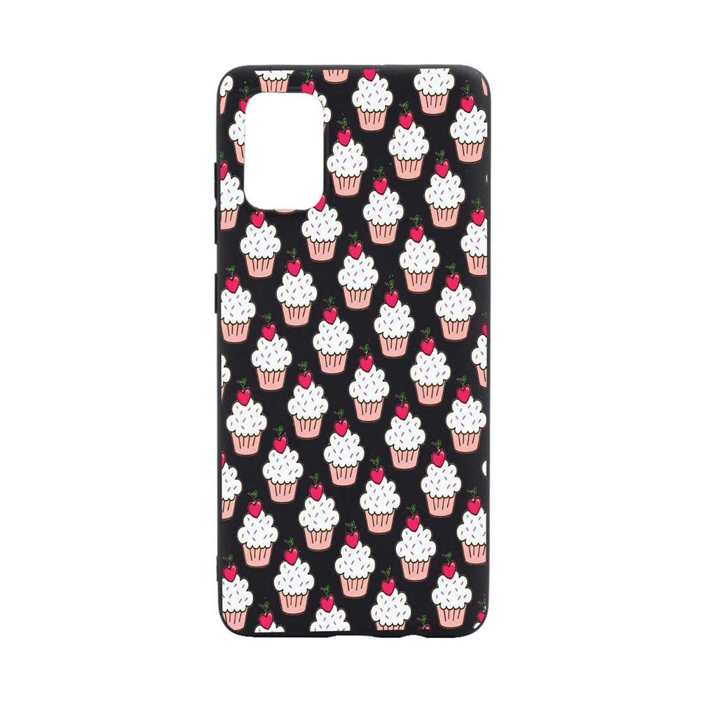 Husa Silicon Muffins, compatibila cu Oppo A74 5G, rezistenta la uzura, anti-alunecare, B668