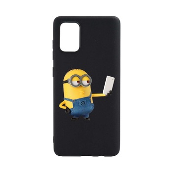 Husa Silicon Compatibila Cu Oppo A74 5G, Minion Selfie, rezistenta la uzura, anti-alunecare, B211 Husa Silicon Compatibila Cu Oppo A74 5G, Minion Selfie, rezistenta la uzura, anti-alunecare, B211