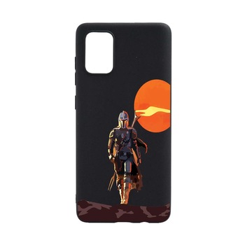 Husa Star Wars, The Mandalorian pentru Samsung Galaxy M31s, rezistenta la uzura, anti-alunecare, din silicon Premium, din silicon Premium, B460 Husa Star Wars, The Mandalorian pentru Samsung Galaxy M31s, rezistenta la uzura, anti-alunecare, din silicon Premium, din silicon Premium, B460