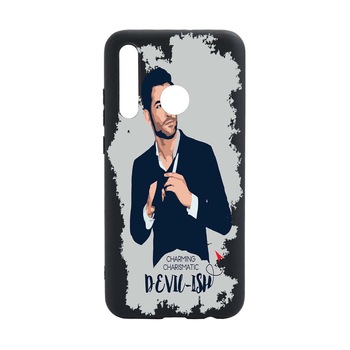 Husa Lucifer, pentru Huawei Y6p, rezistenta la uzura, anti-alunecare, din silicon Premium, B299 Husa Lucifer, pentru Huawei Y6p, rezistenta la uzura, anti-alunecare, din silicon Premium, B299