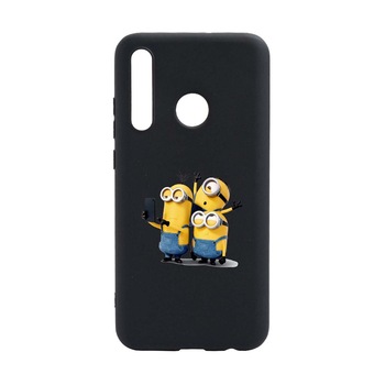 Husa pentru Huawei Y6p, Minions, rezistenta la uzura, anti-alunecare, din silicon Premium, B207 Husa pentru Huawei Y6p, Minions, rezistenta la uzura, anti-alunecare, din silicon Premium, B207