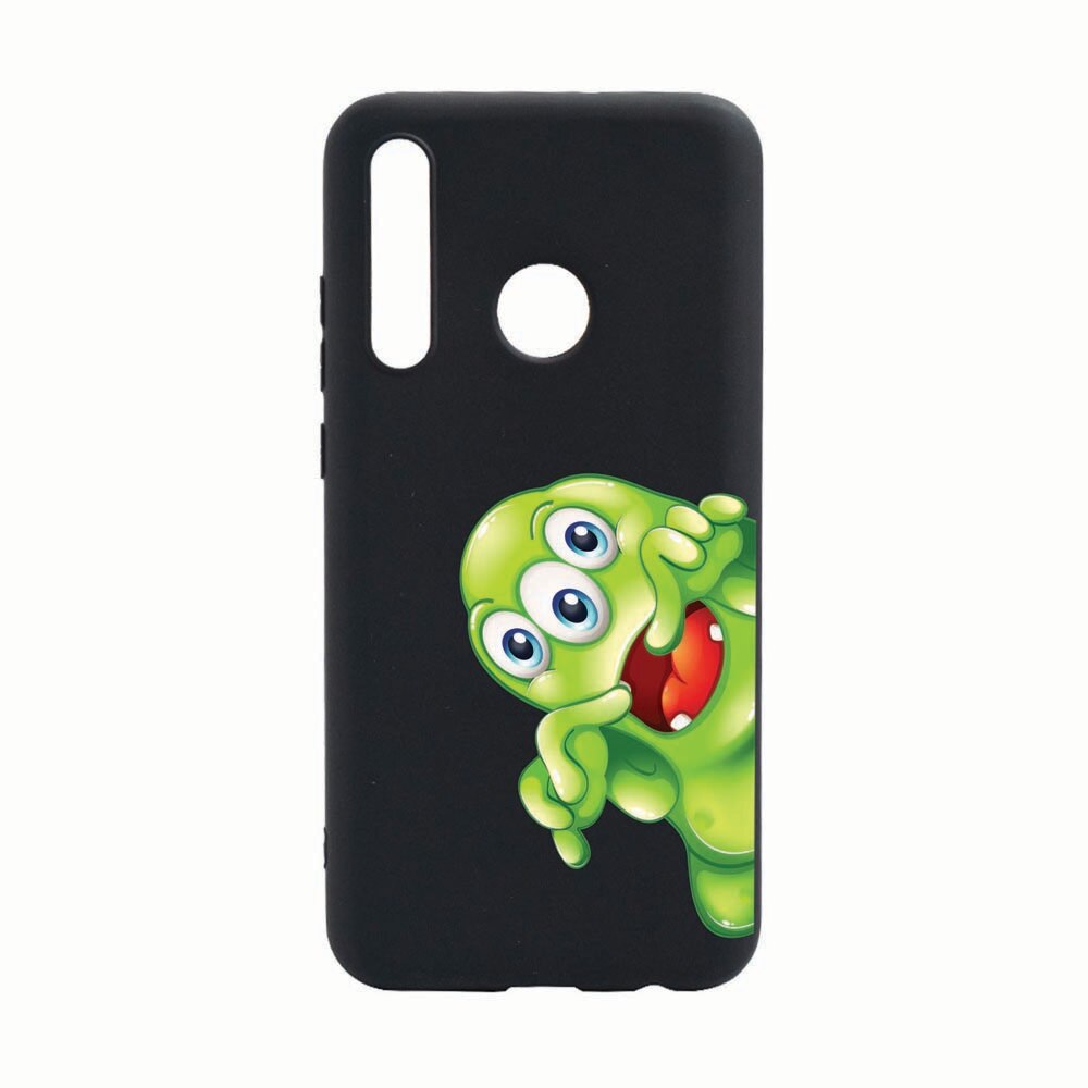 Husa pentru Xiaomi Redmi Note 8T, Green Monster, rezistenta la uzura, anti-alunecare, din silicon Premium, B60