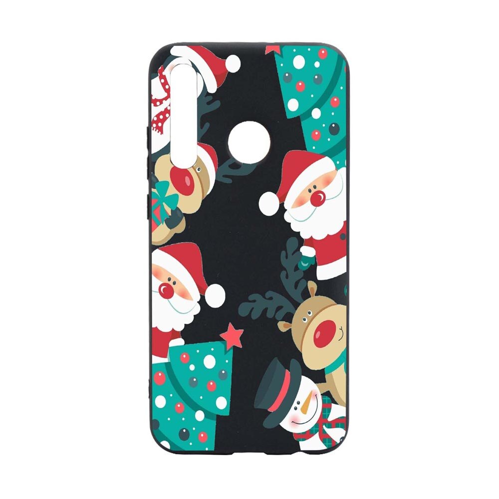 Husa Xmas, Craciun, pentru Huawei Y6p, rezistenta la uzura, anti-alunecare, din silicon Premium, B338