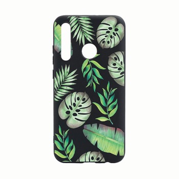 Husa pentru Huawei Y6p, Tropical, rezistenta la uzura, anti-alunecare, din silicon Premium, B150 Husa pentru Huawei Y6p, Tropical, rezistenta la uzura, anti-alunecare, din silicon Premium, B150