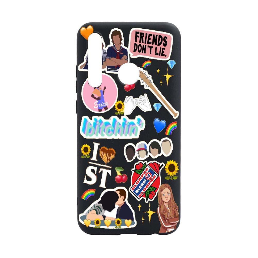 Husa Stranger Things, pentru Xiaomi Redmi Note 8T, rezistenta la uzura, anti-alunecare, din silicon Premium, B376