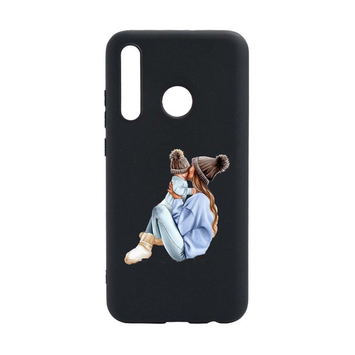 Husa Girl Mom, pentru Xiaomi Redmi Note 8T, rezistenta la uzura, anti-alunecare, din silicon Premium, din silicon Premium, B562