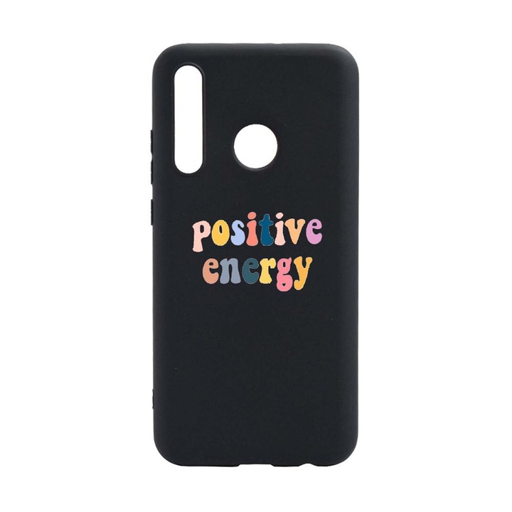 Husa cu mesaj Positive Energy, pentru Xiaomi Redmi Note 8T, rezistenta la uzura, anti-alunecare, din silicon Premium, din silicon Premium, B479