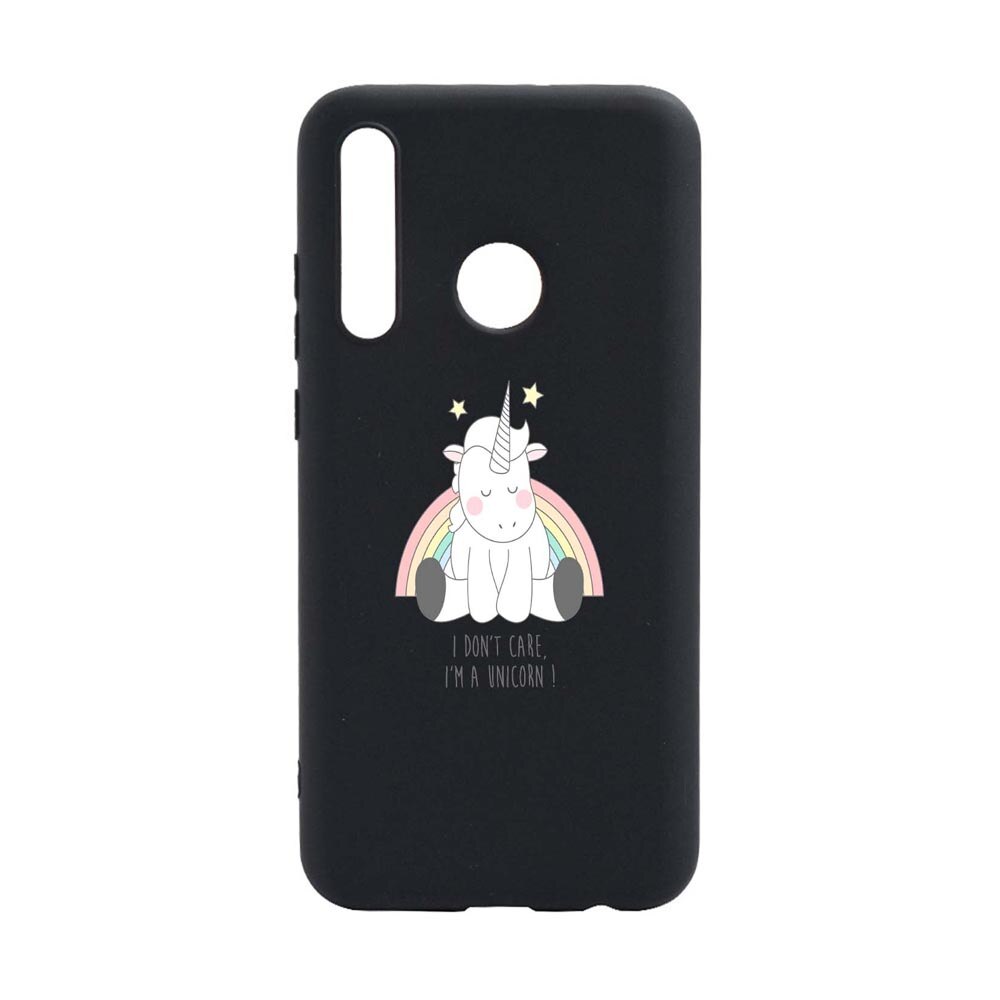 Husa Unicorn - I Don't Care, pentru Xiaomi Redmi Note 8T, rezistenta la uzura, anti-alunecare, din silicon Premium, din silicon Premium, B524