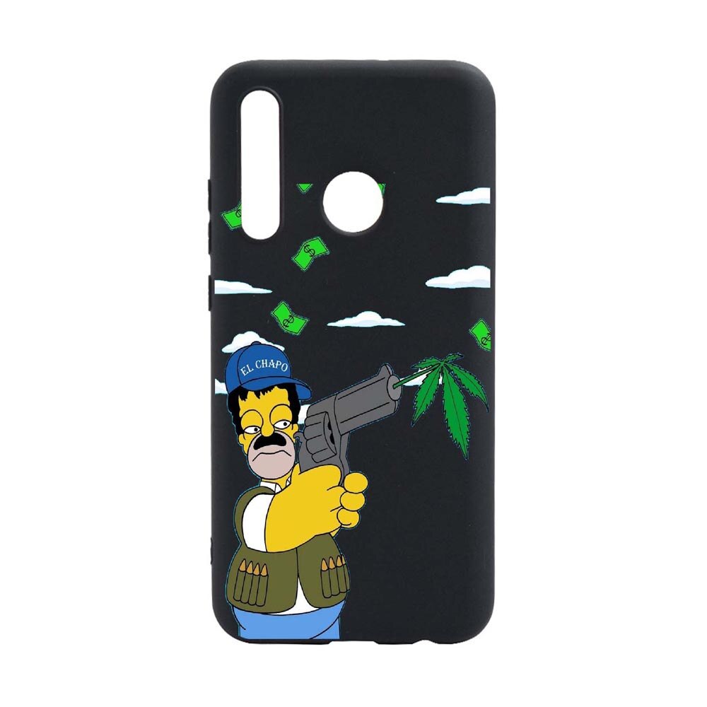 Husa Narcos Simpson, Movie pentru Xiaomi Redmi Note 8T, rezistenta la uzura, anti-alunecare, din silicon Premium, din silicon Premium, B441