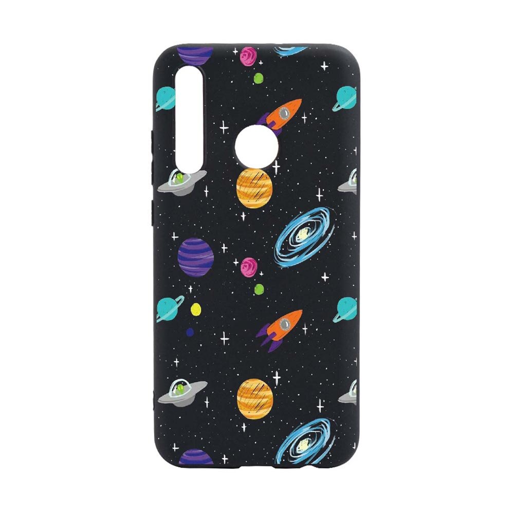 Husa Silicon Universe, Planets, compatibila cu Motorola Moto E7 Power, rezistenta la uzura, anti-alunecare, B466