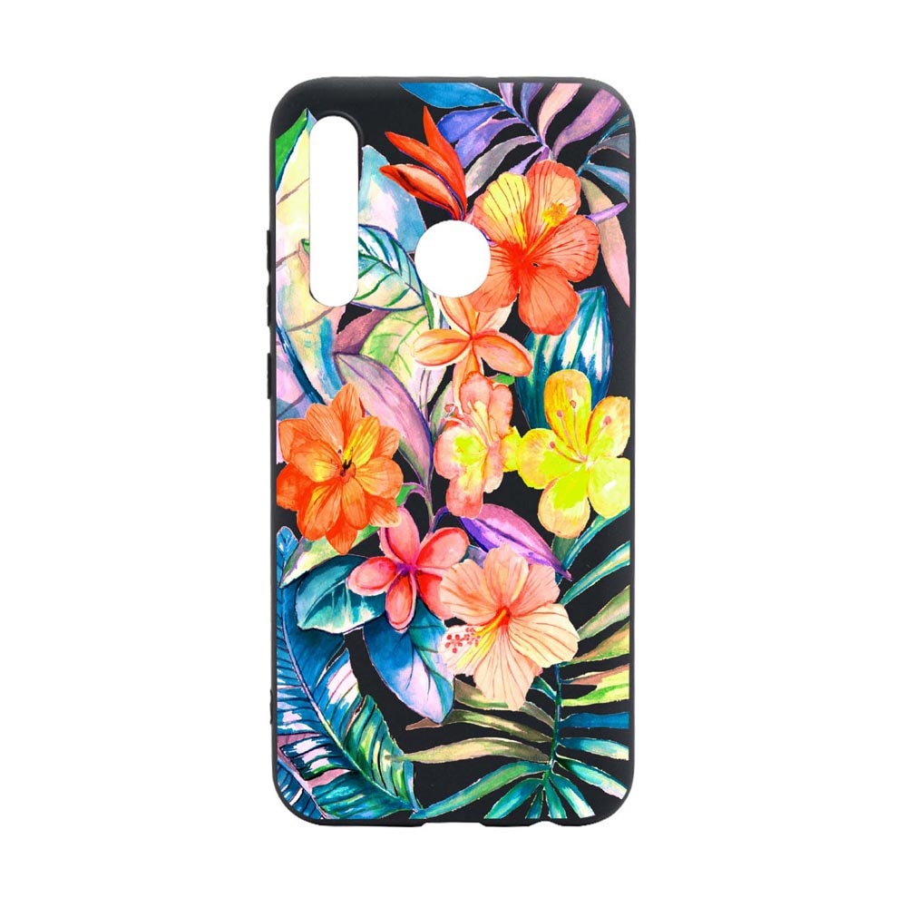 Husa Flori tropicale, pentru Xiaomi Redmi Note 8T, rezistenta la uzura, anti-alunecare, din silicon Premium, din silicon Premium, B498