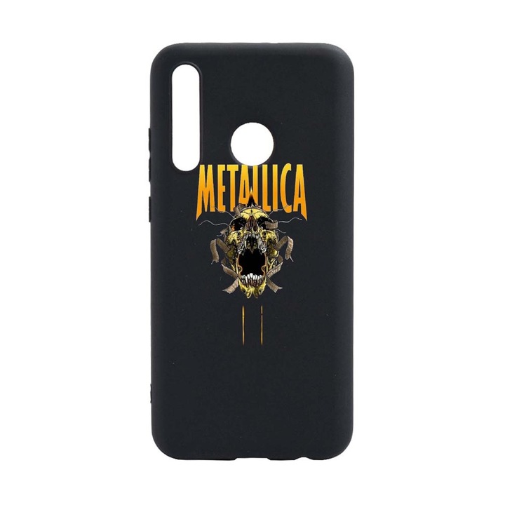 Husa Metallica, pentru Xiaomi Redmi Note 8T, rezistenta la uzura, anti-alunecare, din silicon Premium, din silicon Premium, B542