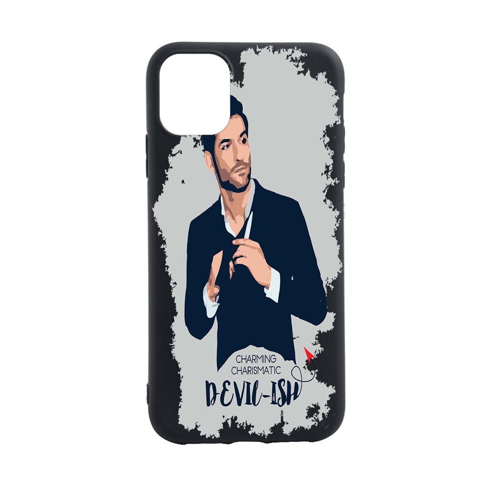 Husa Lucifer, pentru Apple iPhone 12 Mini, rezistenta la uzura, anti-alunecare, din silicon Premium, B299