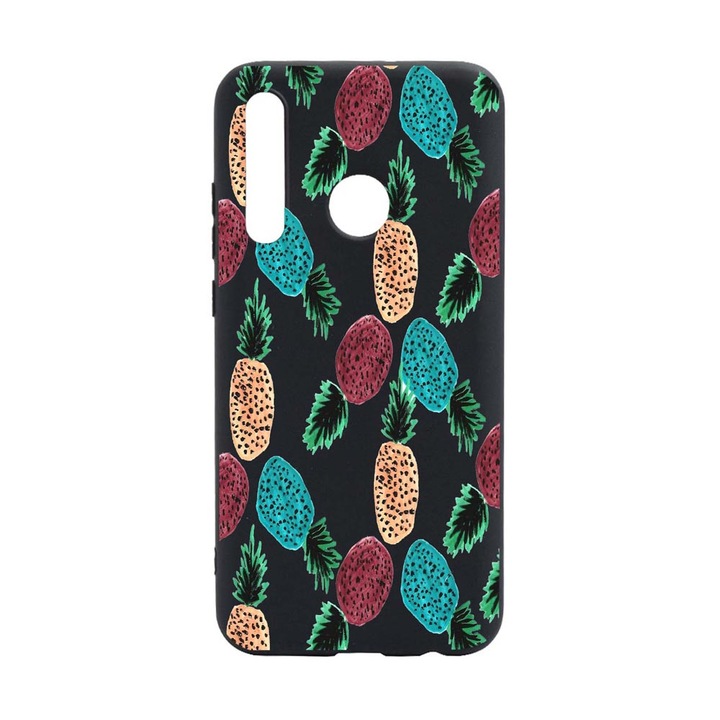 Husa Ananas, pentru Xiaomi Redmi Note 8T, rezistenta la uzura, anti-alunecare, din silicon Premium, din silicon Premium, B669