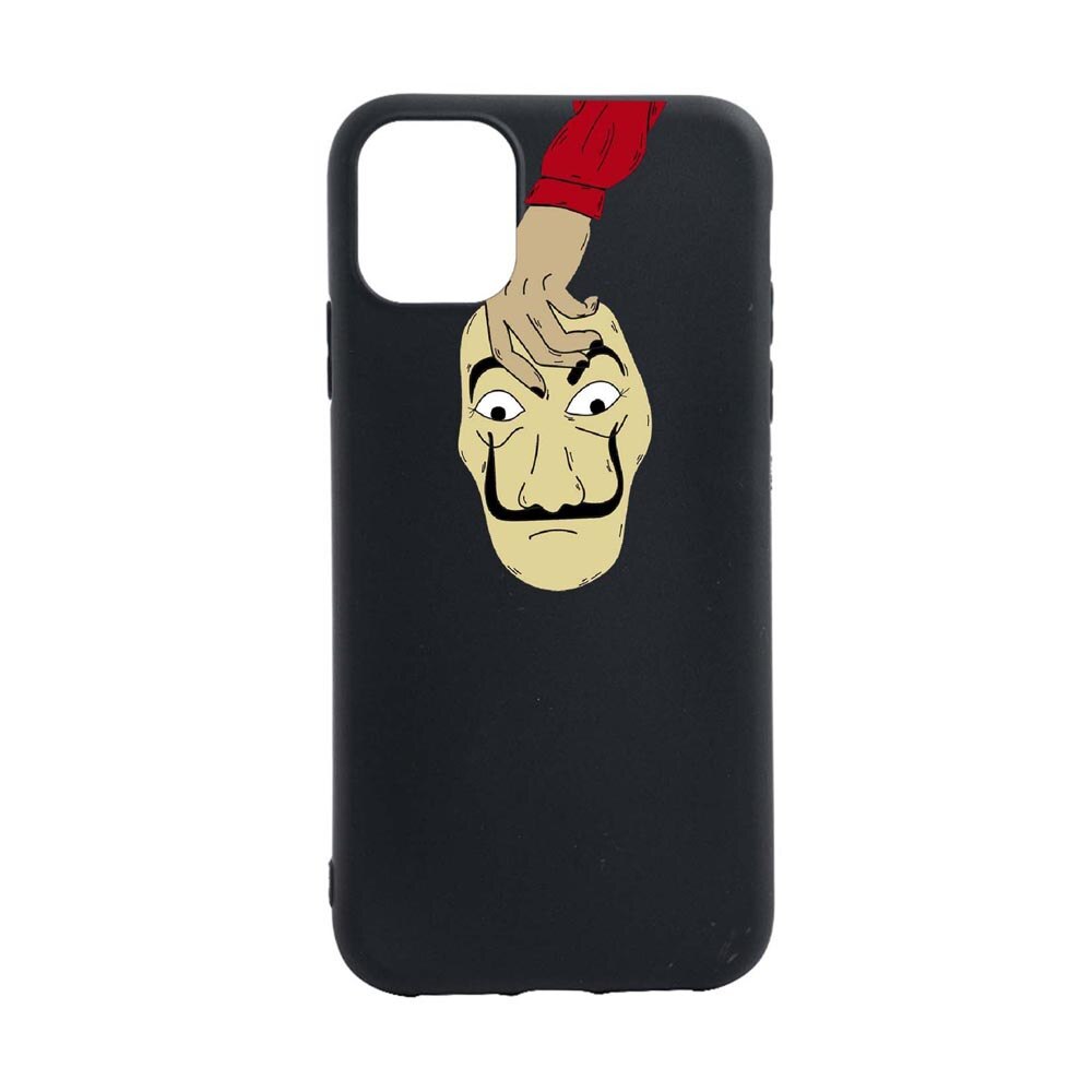 Husa Silicon La Casa de Papel, compatibila cu Apple iPhone 13 Mini, rezistenta la uzura, anti-alunecare, B295