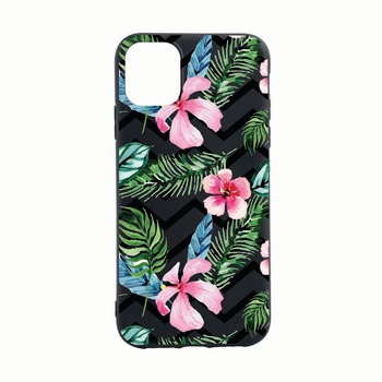 Husa Silicon Compatibila Cu Apple iPhone 13 Pro Max, Tropical, rezistenta la uzura, anti-alunecare, B49 Husa Silicon Compatibila Cu Apple iPhone 13 Pro Max, Tropical, rezistenta la uzura, anti-alunecare, B49