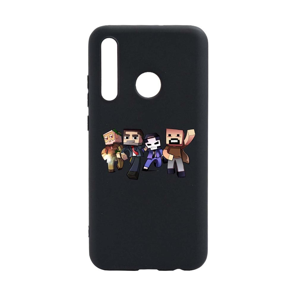 Husa Silicon Motorola Moto E7 Power, Minecraft, rezistenta la uzura, anti-alunecare, B727