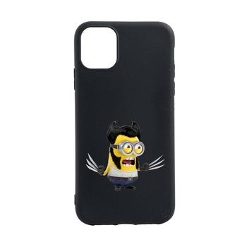 Husa X-men, Minion, pentru Apple iPhone 12, rezistenta la uzura, anti-alunecare, din silicon Premium, B218 Husa X-men, Minion, pentru Apple iPhone 12, rezistenta la uzura, anti-alunecare, din silicon Premium, B218