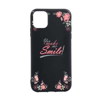 Husa pentru Apple iPhone 12 Mini, Make Me Smile, rezistenta la uzura, anti-alunecare, din silicon Premium, B3 Husa pentru Apple iPhone 12 Mini, Make Me Smile, rezistenta la uzura, anti-alunecare, din silicon Premium, B3