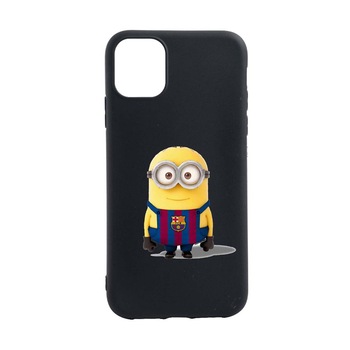 Husa pentru Apple iPhone 12 Mini, Minion Football, rezistenta la uzura, anti-alunecare, din silicon Premium, B212 Husa pentru Apple iPhone 12 Mini, Minion Football, rezistenta la uzura, anti-alunecare, din silicon Premium, B212