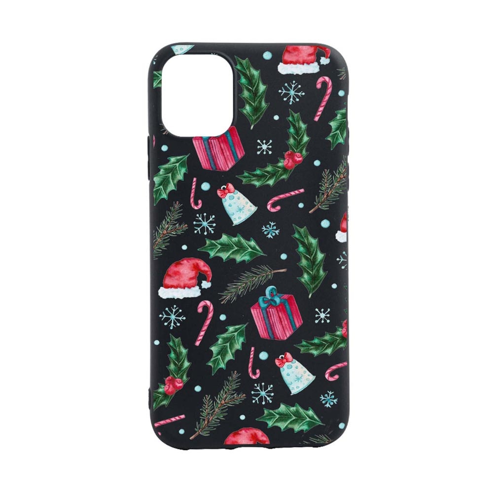 Husa Silicon Xmas, compatibila cu Apple iPhone 13, rezistenta la uzura, anti-alunecare, B314