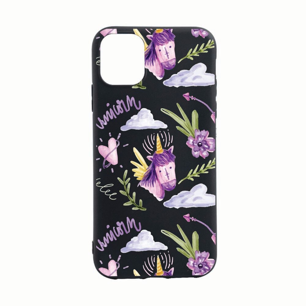 Husa Silicon Compatibila Cu Apple iPhone 13 Mini, Unicorn, rezistenta la uzura, anti-alunecare, B89