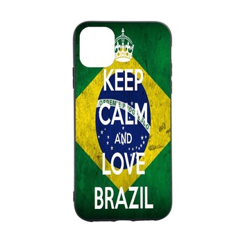 Husa Silicon Football, Brazil, compatibila cu Apple iPhone 13 Pro, rezistenta la uzura, anti-alunecare, B232 Husa Silicon Football, Brazil, compatibila cu Apple iPhone 13 Pro, rezistenta la uzura, anti-alunecare, B232