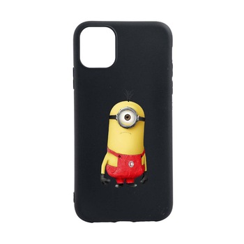 Husa pentru Apple iPhone 12, Minion Cartoon, rezistenta la uzura, anti-alunecare, din silicon Premium, B206 Husa pentru Apple iPhone 12, Minion Cartoon, rezistenta la uzura, anti-alunecare, din silicon Premium, B206