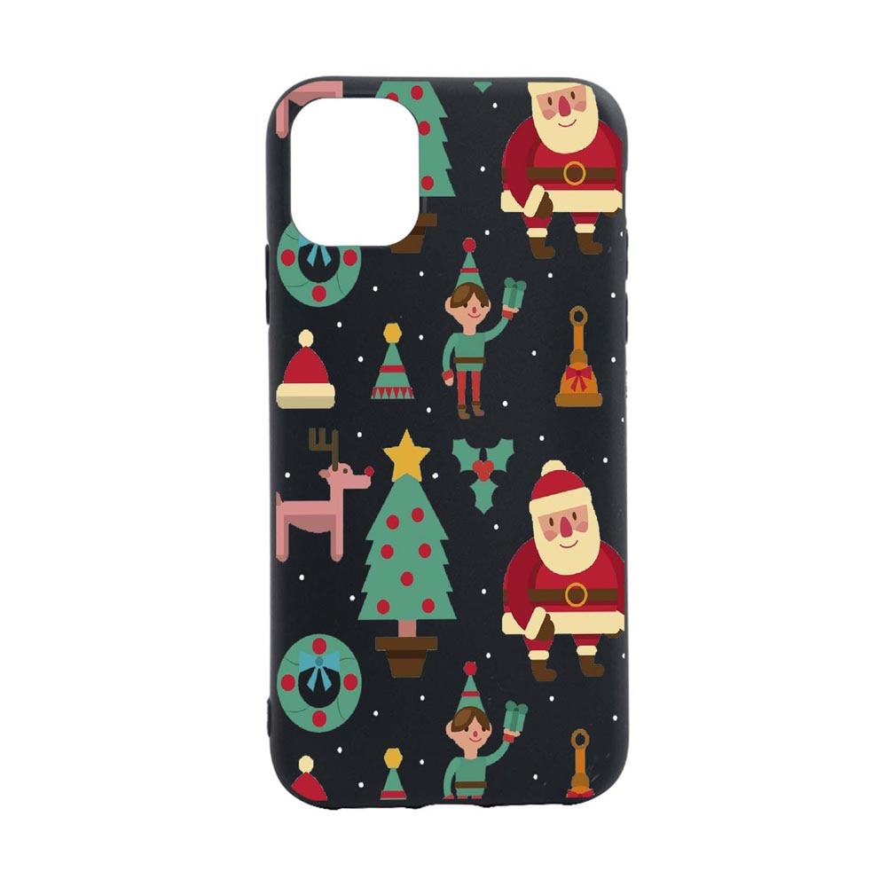 Husa Silicon Xmas, compatibila cu Apple iPhone 13 Pro, rezistenta la uzura, anti-alunecare, B320