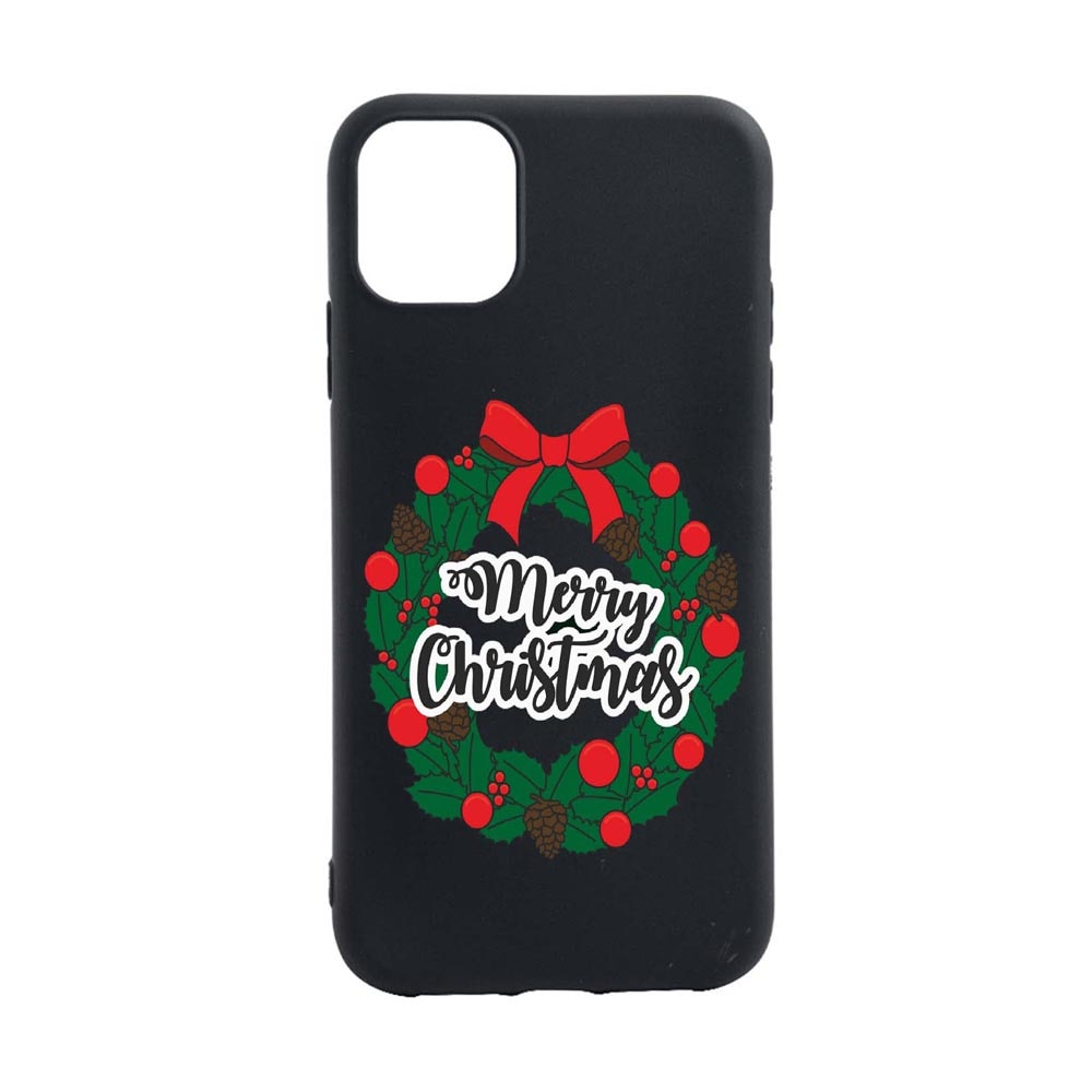 Husa Silicon Xmas, compatibila cu Apple iPhone 13, rezistenta la uzura, anti-alunecare, B346