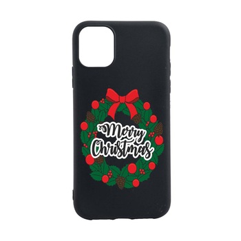 Husa Silicon Xmas, compatibila cu Apple iPhone 13 Mini, rezistenta la uzura, anti-alunecare, B346 Husa Silicon Xmas, compatibila cu Apple iPhone 13 Mini, rezistenta la uzura, anti-alunecare, B346