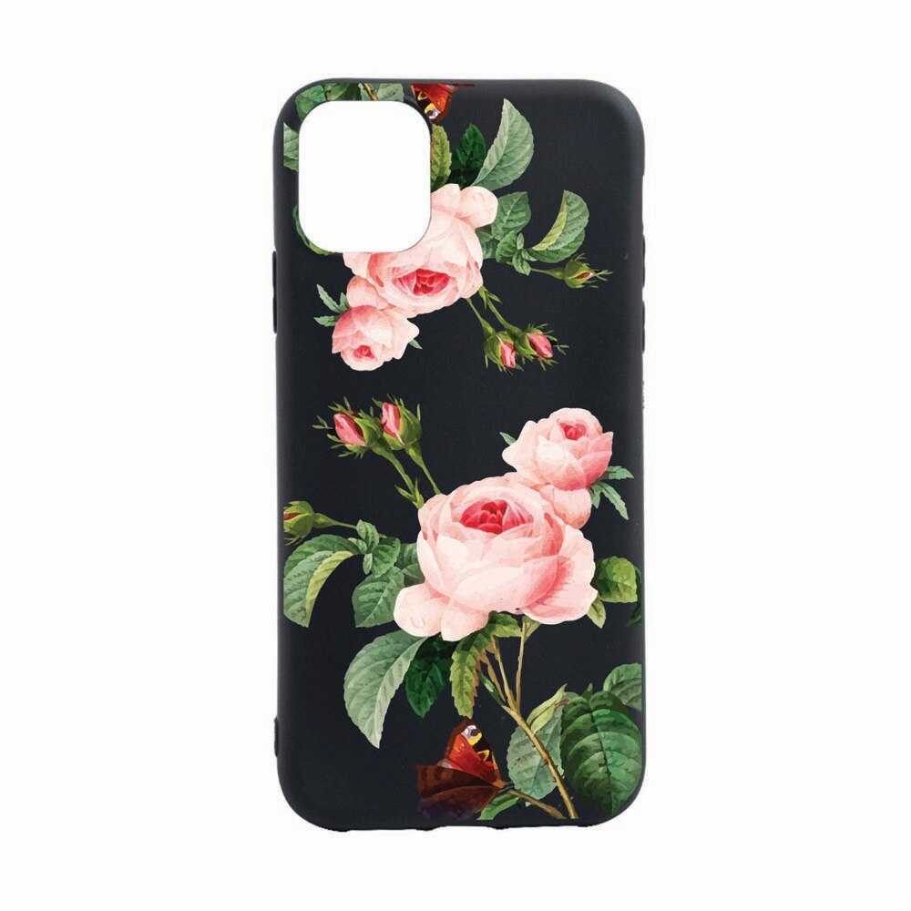 Husa pentru Apple iPhone 12, Roses, rezistenta la uzura, anti-alunecare, din silicon Premium, B172