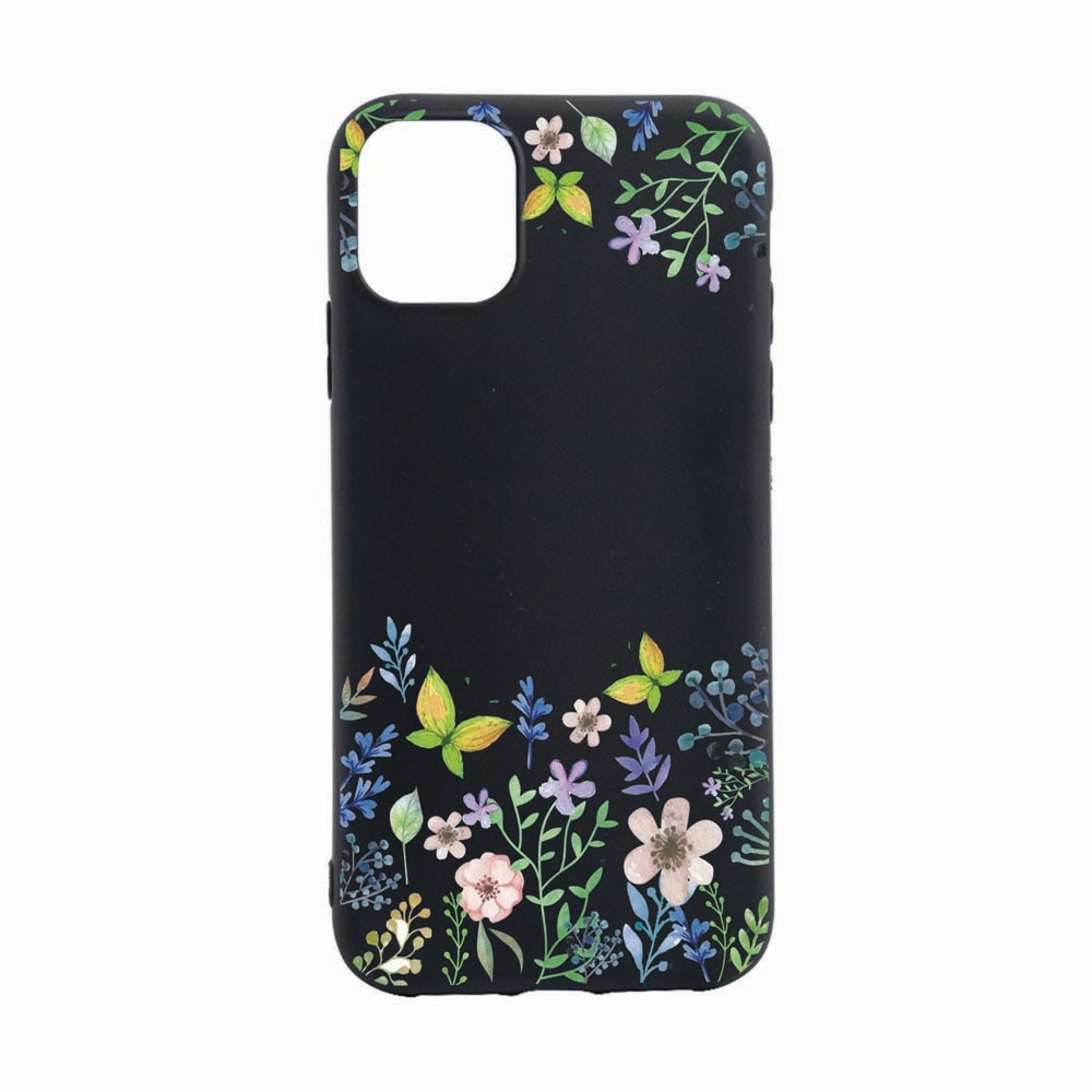 Husa pentru Apple iPhone 12 Mini, Flori, rezistenta la uzura, anti-alunecare, din silicon Premium, B95