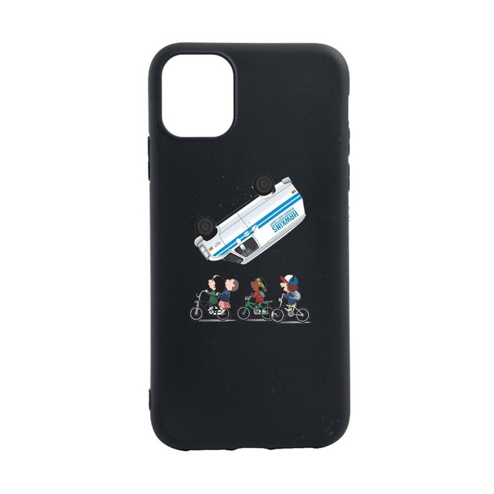 Husa Stranger Things, pentru Apple iPhone 12 Pro, rezistenta la uzura, anti-alunecare, din silicon Premium, B370
