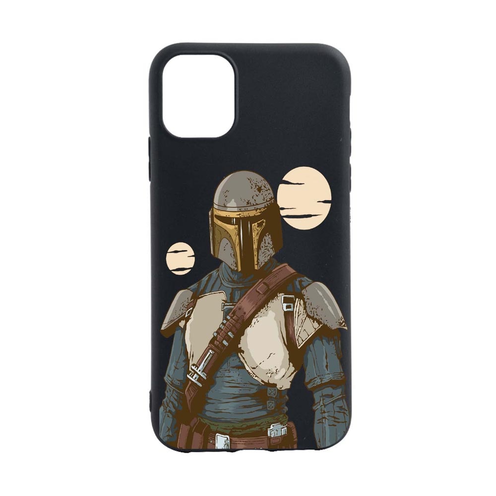 Husa Star Wars, The Mandalorian pentru Apple iPhone 12 Mini, rezistenta la uzura, anti-alunecare, din silicon Premium, din silicon Premium, B461