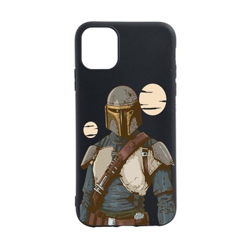 Husa Star Wars, The Mandalorian pentru Apple iPhone 12 Mini, rezistenta la uzura, anti-alunecare, din silicon Premium, din silicon Premium, B461 Husa Star Wars, The Mandalorian pentru Apple iPhone 12 Mini, rezistenta la uzura, anti-alunecare, din silicon Premium, din silicon Premium, B461