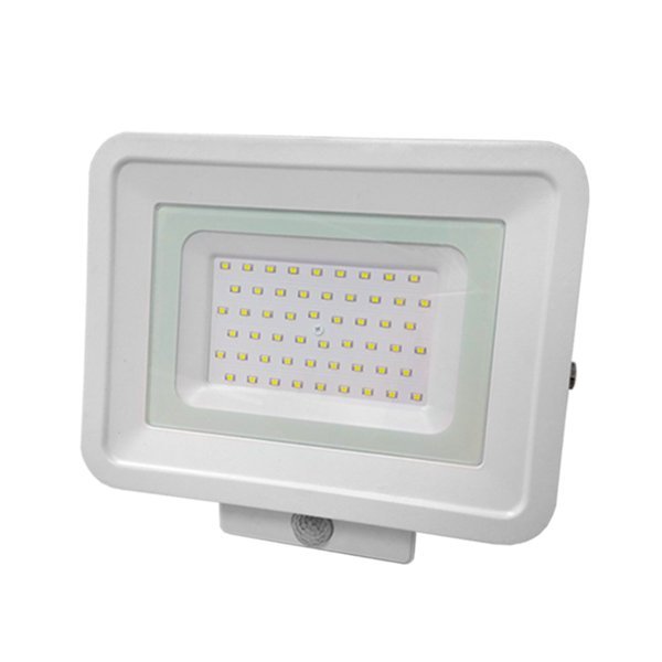 Proiector LED SMD 30W cu senzor IP65 2800K, Lumina Calda