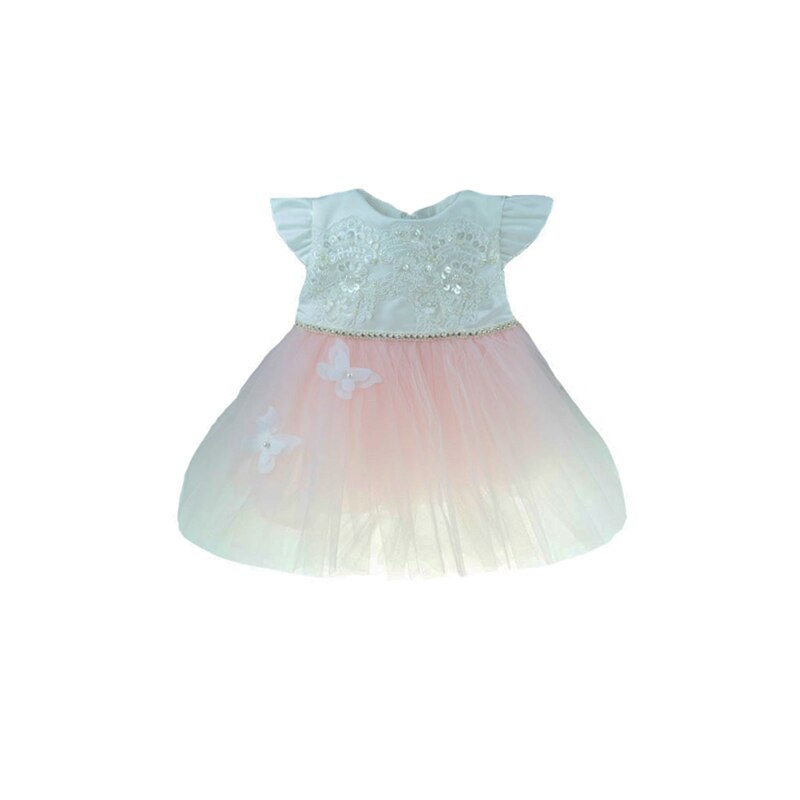 Rochita eleganta pentru fete Colibri RFC-5, Roz, 68-74 cm