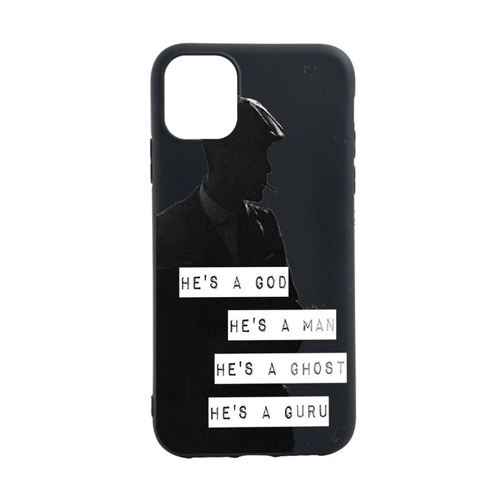 Husa Peaky Blinders, pentru Apple iPhone 12, rezistenta la uzura, anti-alunecare, din silicon Premium, B381